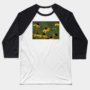 Yellow Wildflower Dancers Baseball T-Shirt